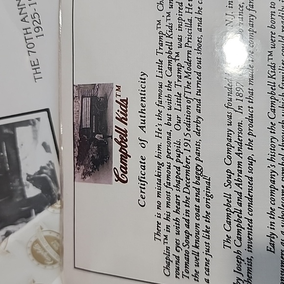 Campbell Kids Charlie Chaplin Porcelain Collectable Patricia Loveless Doll - Picture 13 of 14